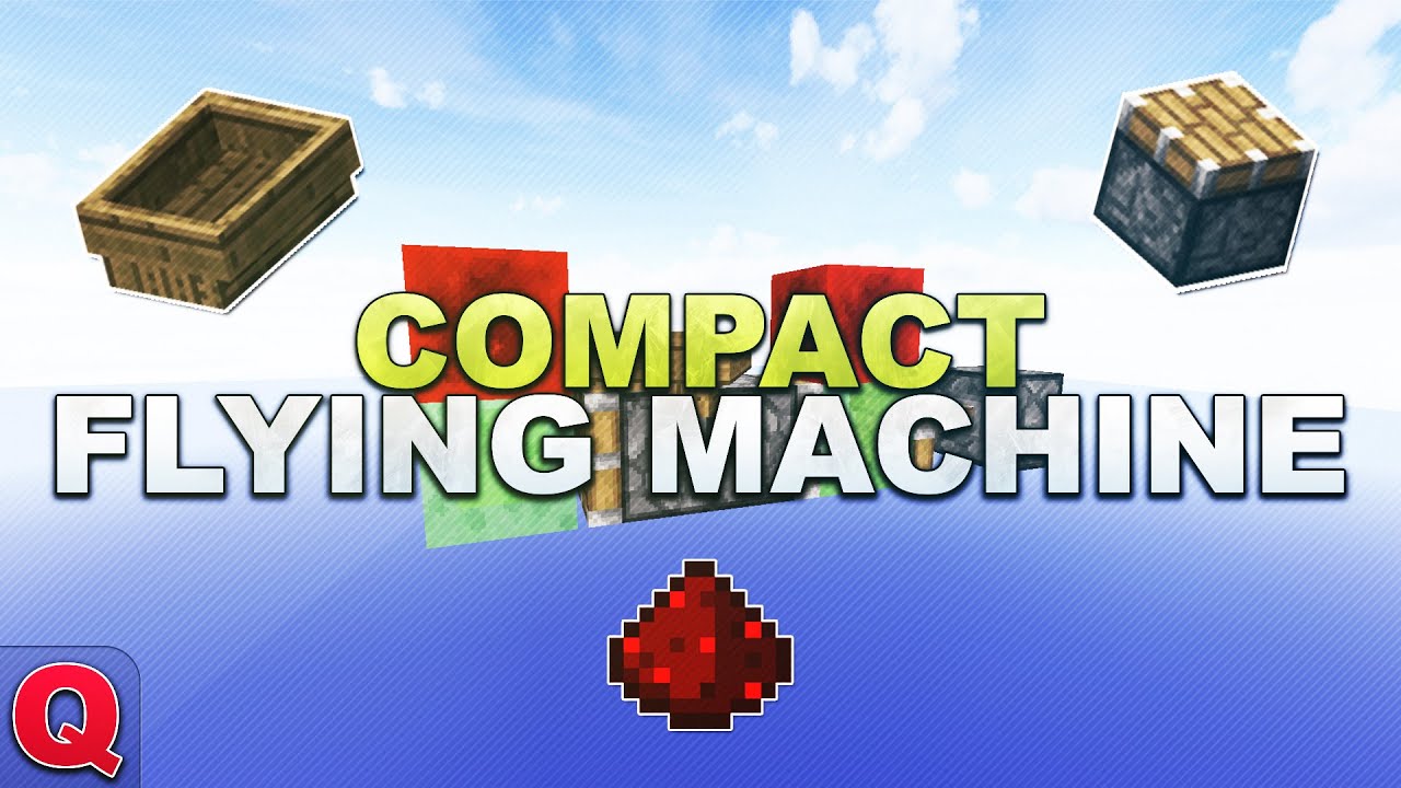 Minecraft - Compact Flying Maschine // Flugmaschine - (Quick) Tutorial 1.8.9