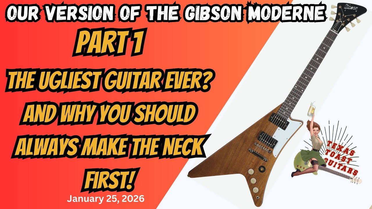 Наша версия Gibson Moderne... Часть 1. Самая сексуальная и странная гитара, когда-либо созданная ...