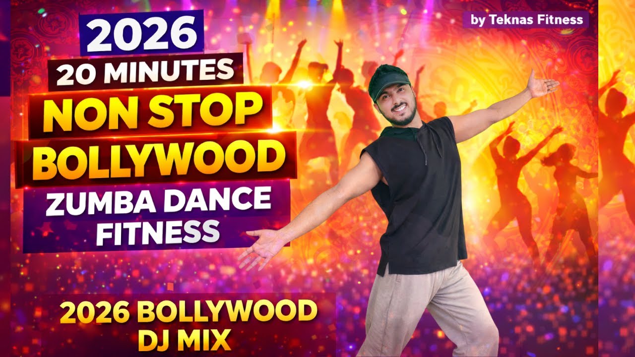 20 Mins Non-Stop Bollywood Dance Workout for Weight loss| Bollywood DJ Party mix 2026