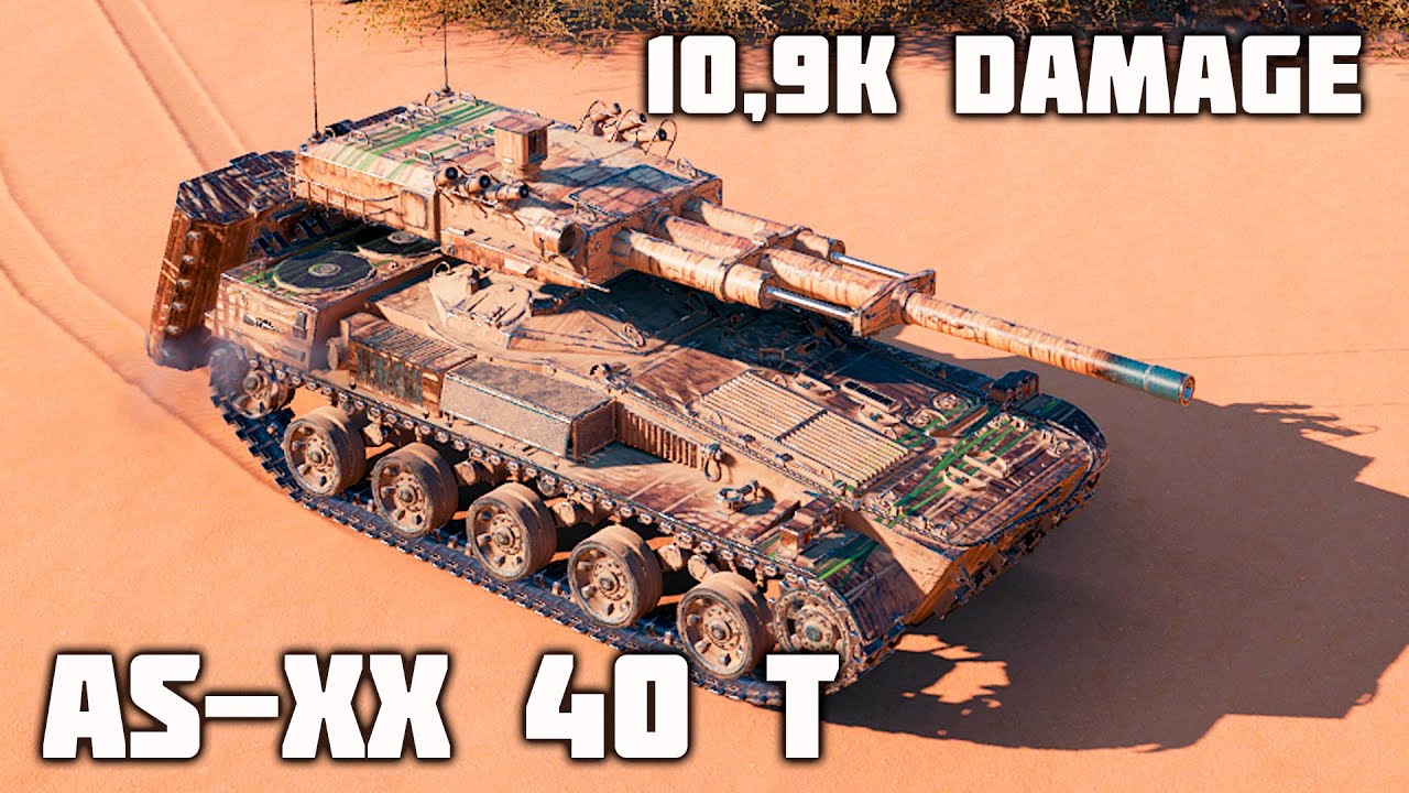 AS-XX 40 t WoT &ndash; 3Kills, 10,9K Damage