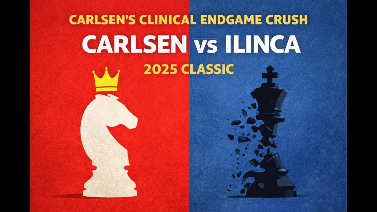 Carlsen’s Clinical Endgame Crush — Magnus Carlsen vs Ilinca | 2025 Classic