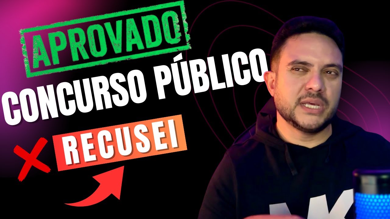 Passei no Concurso Público e RECUSEI para Trabalhar com Tecnologia — A Melhor Decisão que Tomei