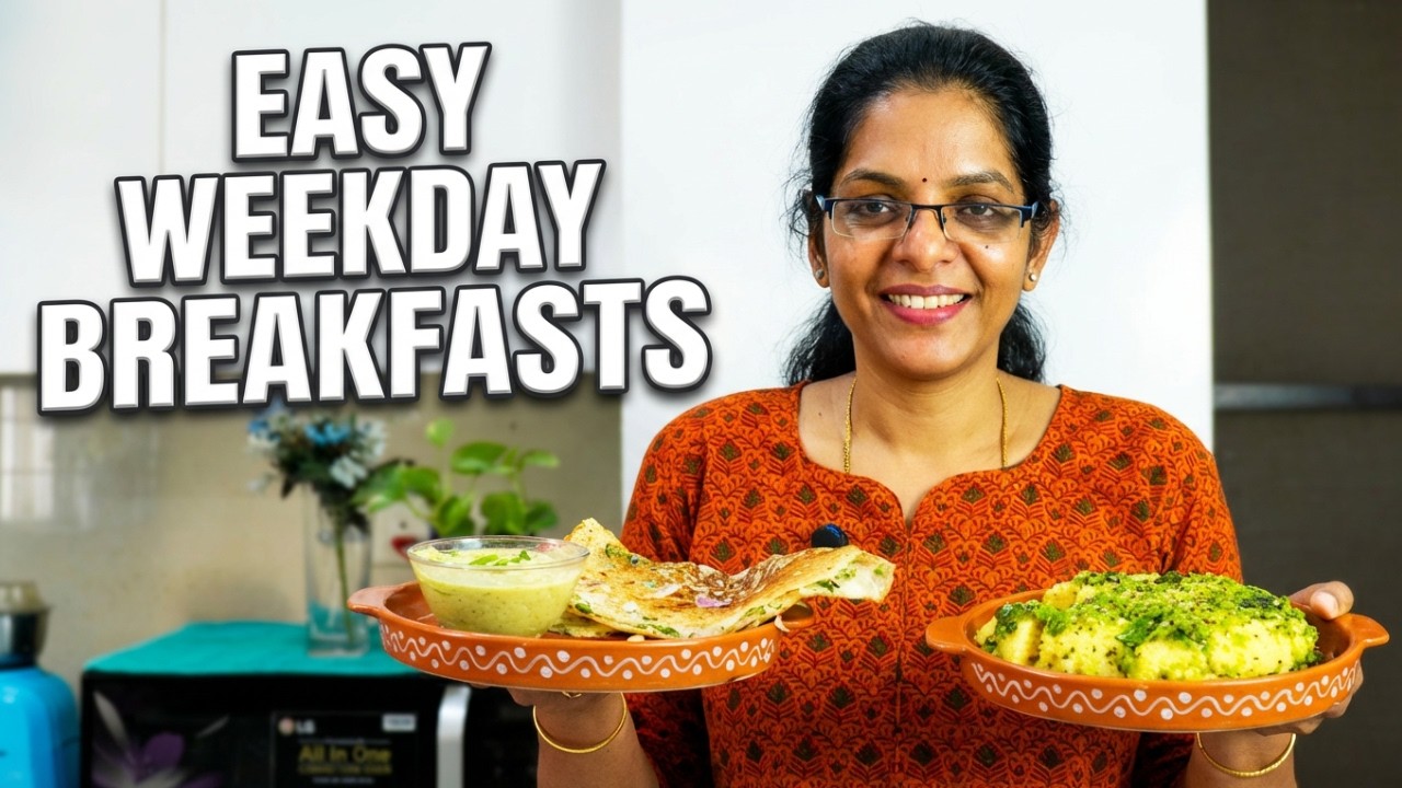 EASY Weekday BREAKFASTS | MODAY TO FRIDAY EASY BREAKFAST IDEAS