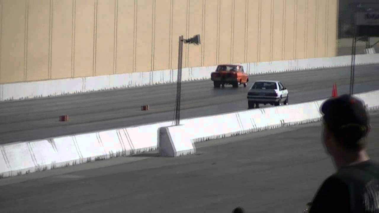 AUTO CLUB DRAGWAY  nova vs ford  TNT 2/23/14