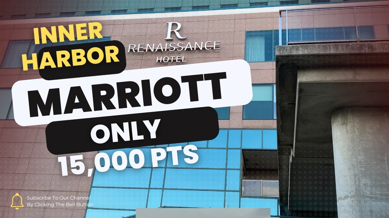 Marriott Resort- Renaissance Inner Harbor Place Baltimore  #marriott #baltimore #points #travelvlog