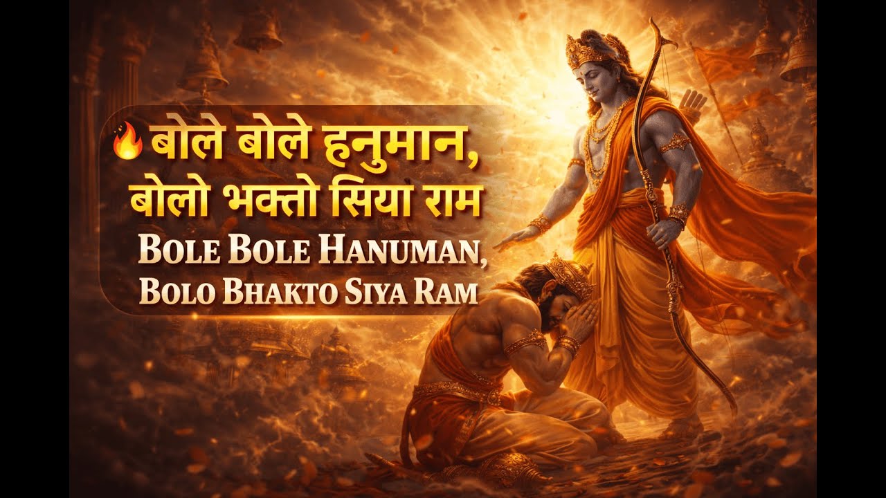 🔥बोले बोले हनुमान 🔥 | Youth Ram Bhakti Anthem | Power • Focus • Fearless Faith