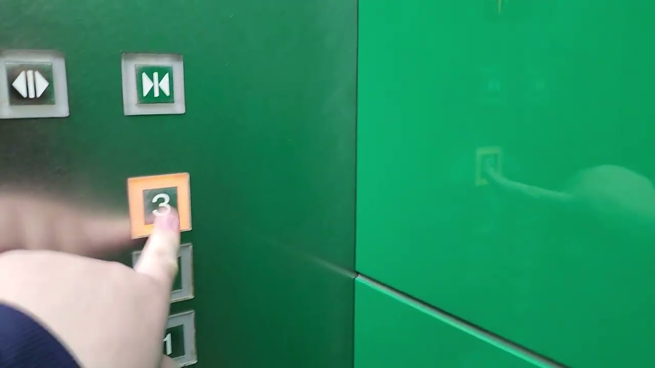 일본 퀸즈 스퀘어 요코하마(クィーンズスクエア横浜) Green Elevator B5~B3,1~3층 운행용 리모델링전 National OTIS엘리베이터 탑사기