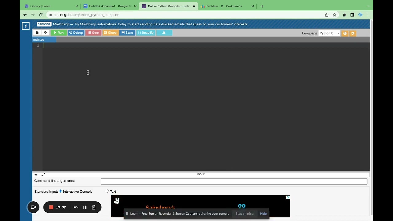 Python Solution for Problem B (Permutation),  Educational Codeforces Round 131