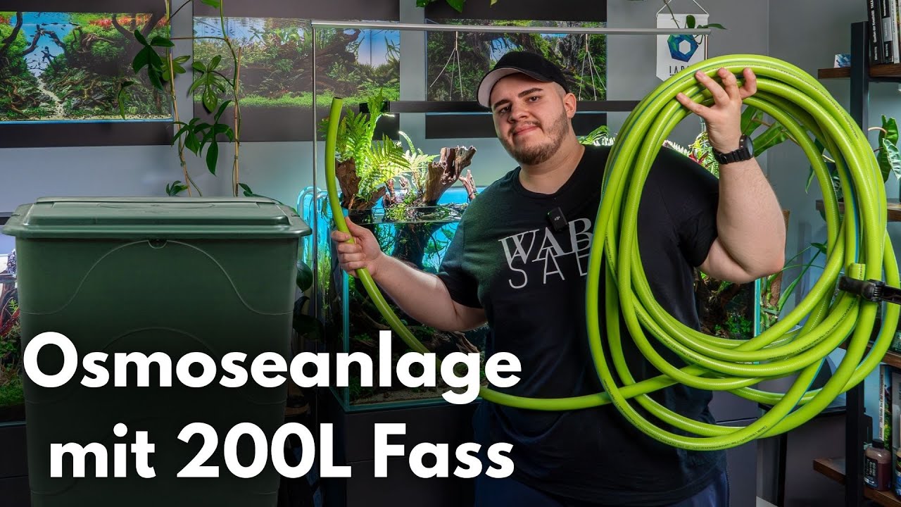 Mein Wasserwechsel System! Osmoseanlage mit 200L Wassertank