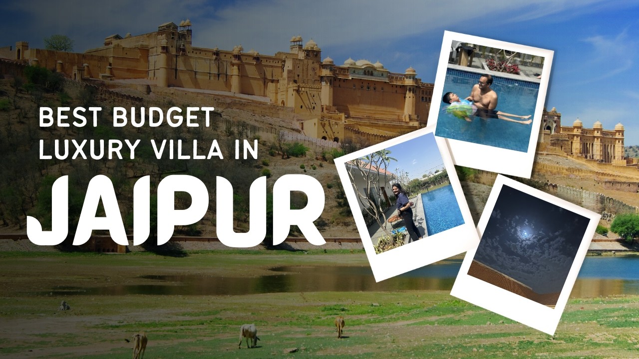 I found the BEST Airbnb in Jaipur with a Private Pool | Where to Stay in Jaipur | Boho Villa Jaipur
