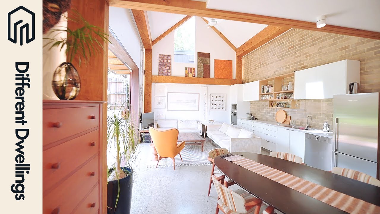 Minimalist studio with clever multi-use spaces [60sqm HOME TOUR]