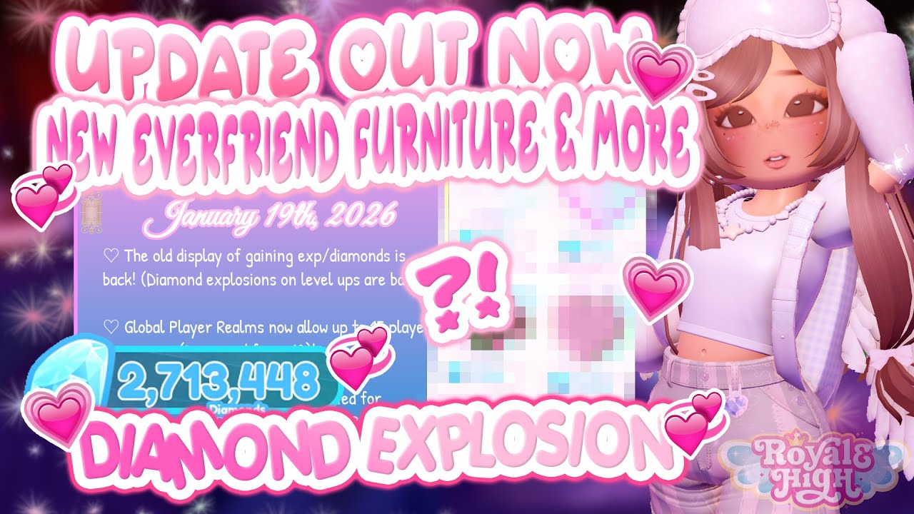 💗ALERT💕 UPDATE OUT NOW NEW EVERFRIEND 💌FURNITURE & MORE🤩 | Royale High