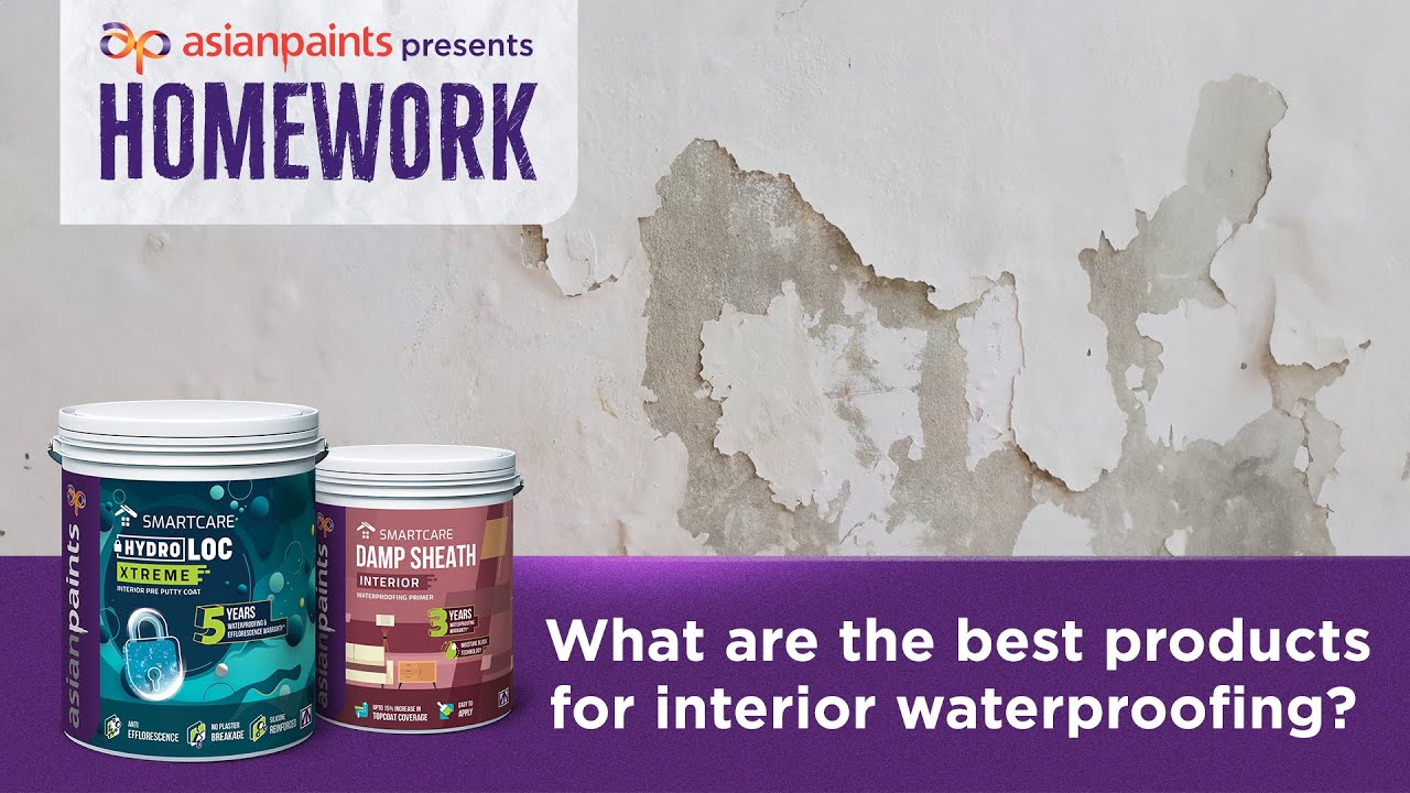 SmartCare Waterproofing Products for Efflorescence, Dampness and Seepage | Homework by Asian Paints