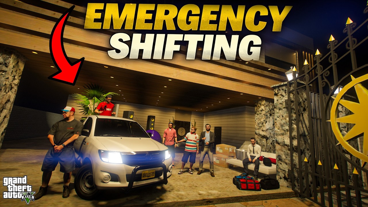 ЭКСТРЕННАЯ ПЕРЕМЕЩЕНИЕ!! | С УЧАСТИЕМ ДЖИММИ И ДРУЗЕЙ | ГЕЙМПЛЕЙ GTA 5