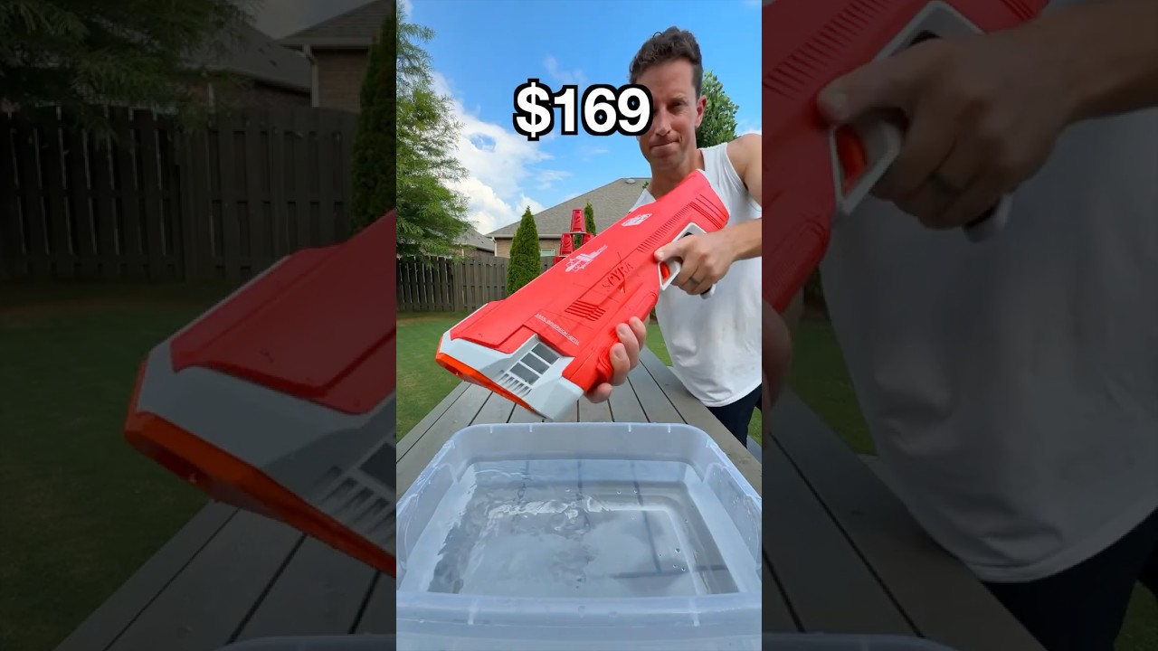 $1 vs $169 Water Blaster 🔫