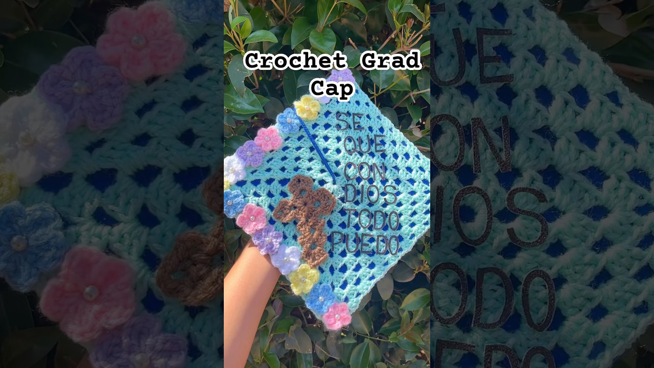 Crochet graduation cap #crochet #graduate #crochettutorial #crochetpatterns #graduate #capdesign