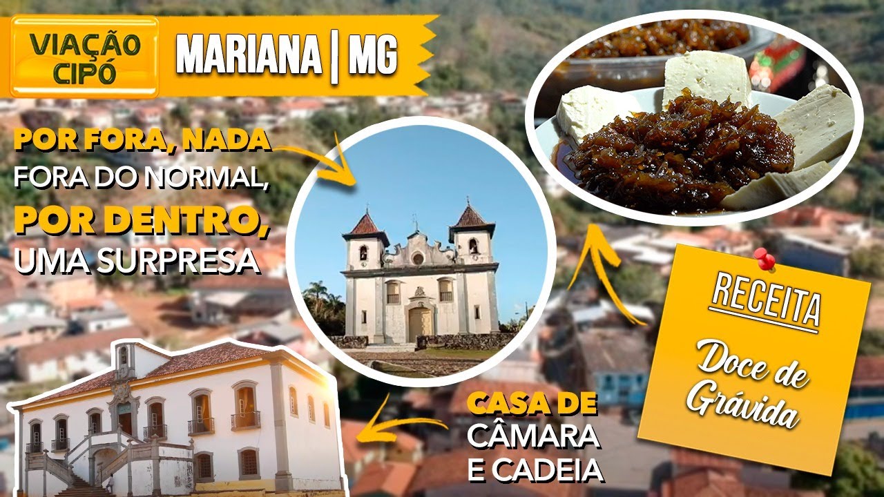 TUDO sobre Mariana, a PRIMEIRA Capital de Minas Gerais | A Viação Cipó te conta!