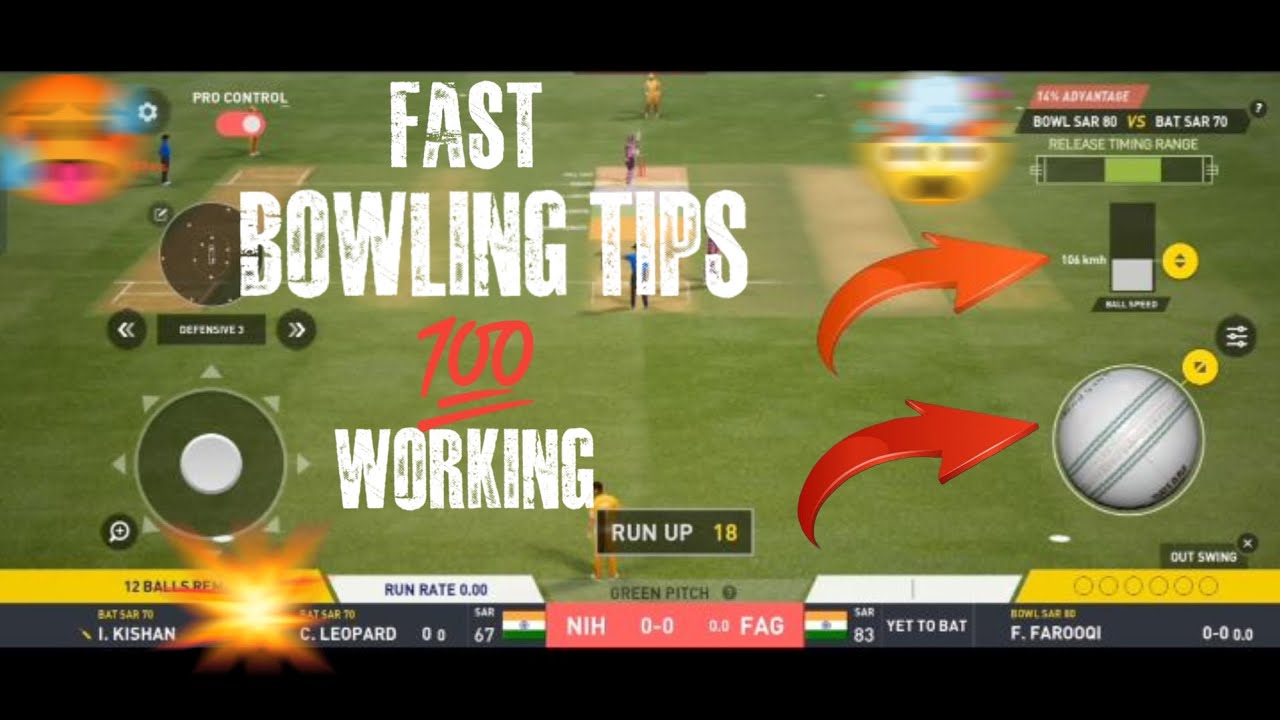 🤯DC25 🥵💥Fast bowling tips Tamil 💯 working💥 @FA_Gamer16
