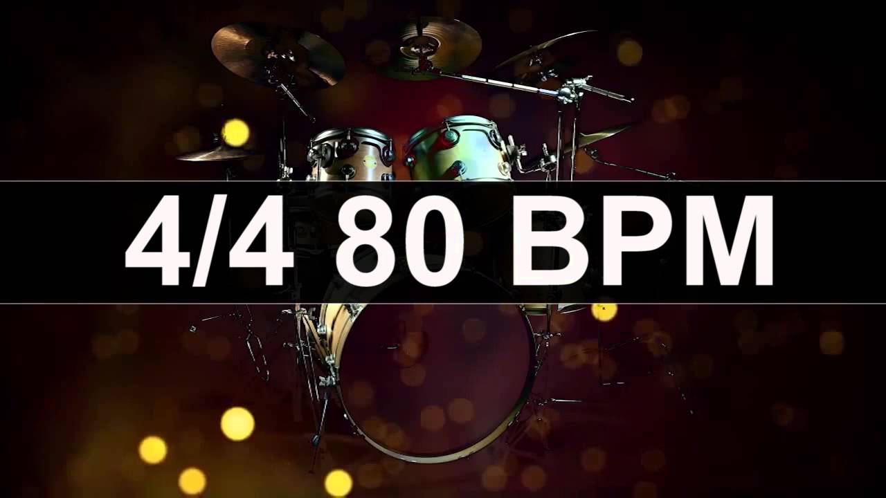 🔴 Drums Metronome 80 BPM
