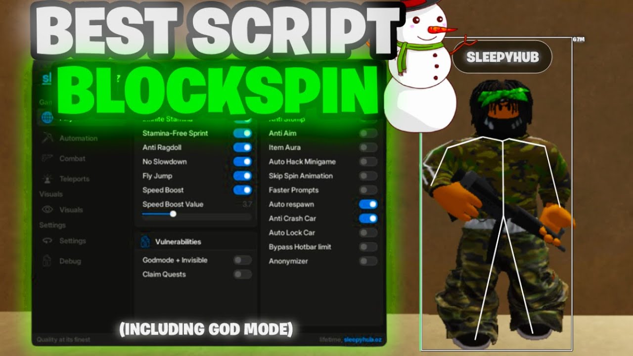 🔥 BEST Block Spin Script 2025! (Auto Farm, Aimbot, ESP & More) | Paid 