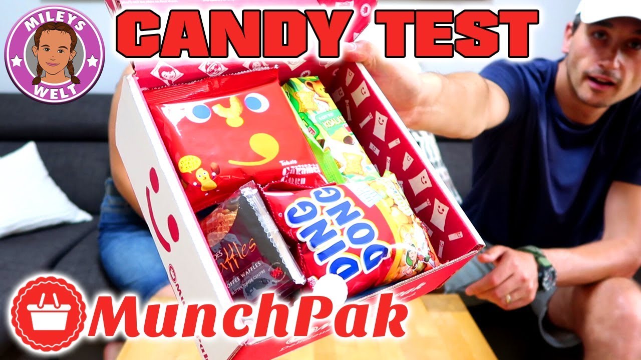 SÜßIGKEITEN ÜBERRASCHUNGSBOX CANDY TEST - MunchPak BOX aus den USA | Mileys Welt