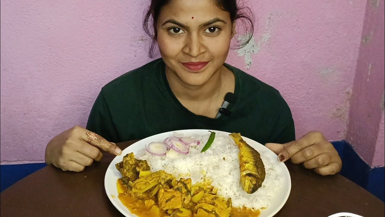Chicken Curry,Bata Fish with Rice 😋