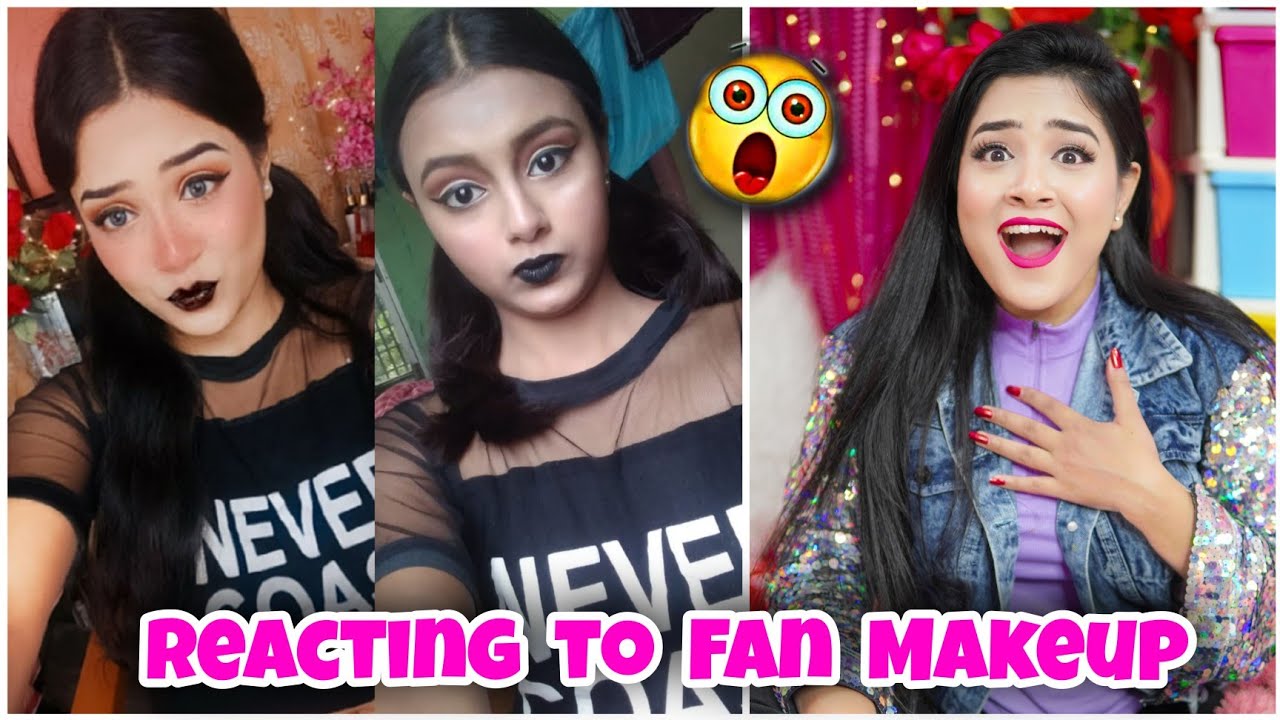 Reacting to My *FAN Makeups* - Part-2 😍 Gone too *Cute* | Nilanjana Dhar
