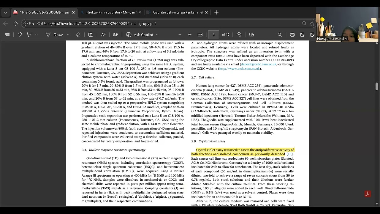 Isolasi Senyawa Bioaktif dengan metode Bioassay