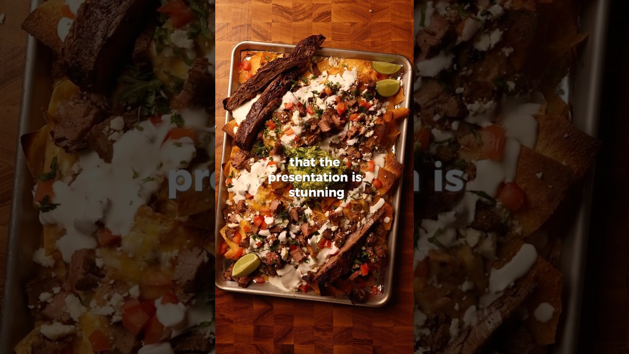 flank steak nachos #steak #nachos #gameday