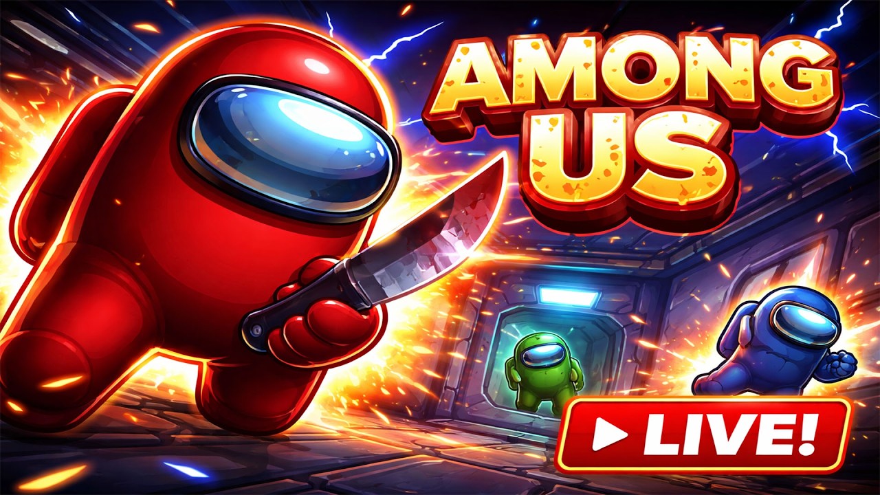 Among us - livestream - with pringles