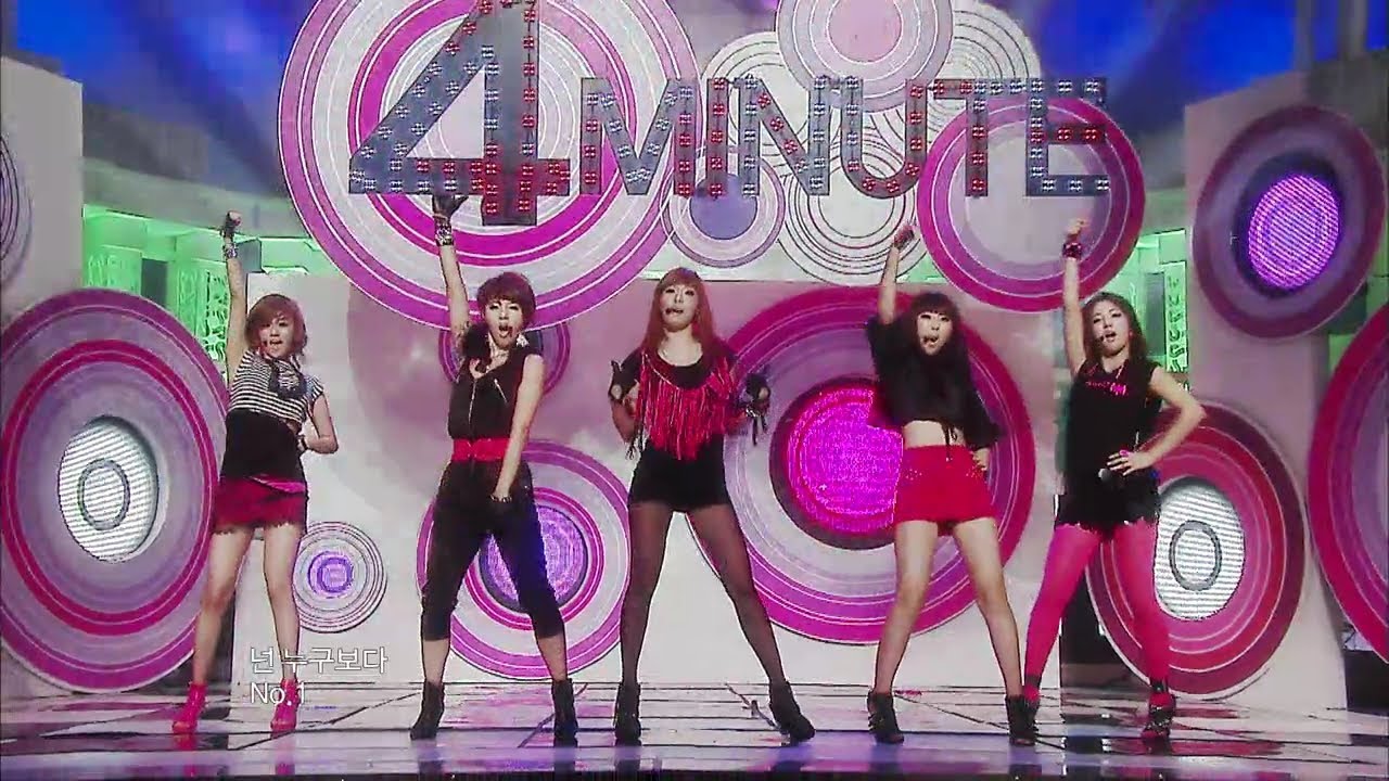 【TVPP】4MINUTE - For MUZIK + MUZIK, 포미닛 - 인트로 + 뮤직 @ Comeback Stage, Music Core Live