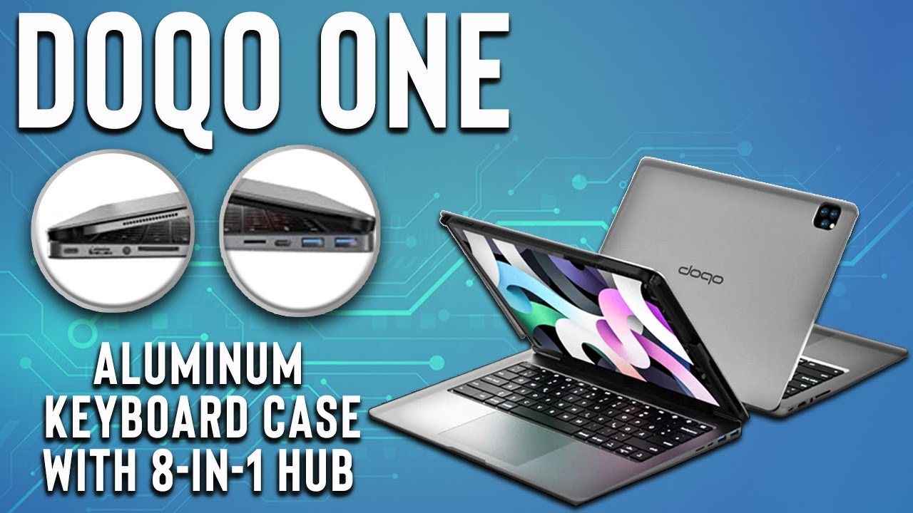 Make Your iPad Pro Into A Laptop: Doqo One Keyboard Case with USB Hub