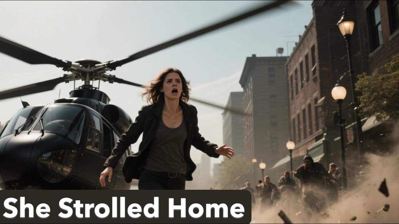 She Strolled Home — Until a Black Helicopter Stopped Her in Her Tracks