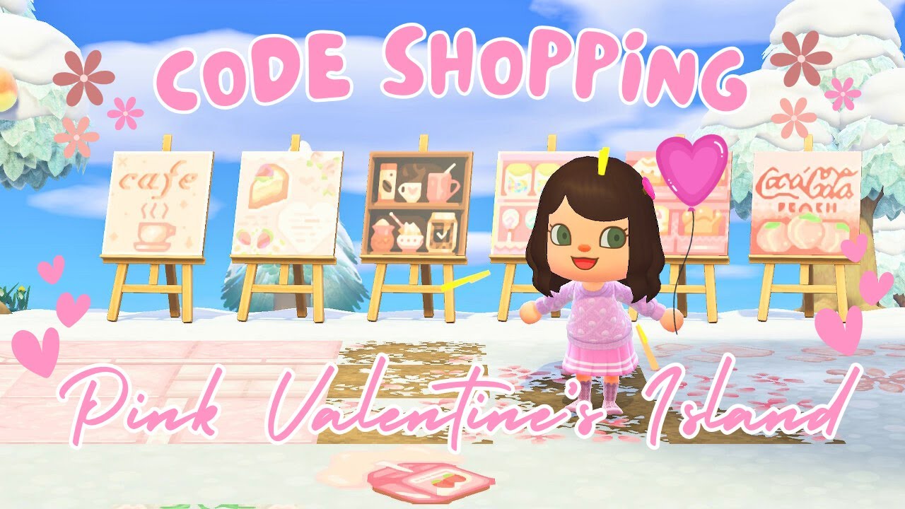 Code Shopping for Rosewood | ACNH Pink Valentine's Island Ep. 5