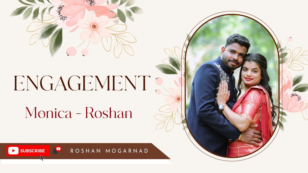 ENGAGEMENT CEREMONY OF MONICA - ROSHAN  | ROSHAN MOGARNAD PHOTOGRAPHY |