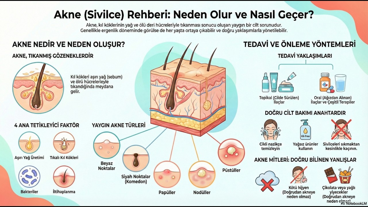 Akne (Sivilce) Neden Olur? Belirtileri ve En Etkili Tedavi Yöntemleri