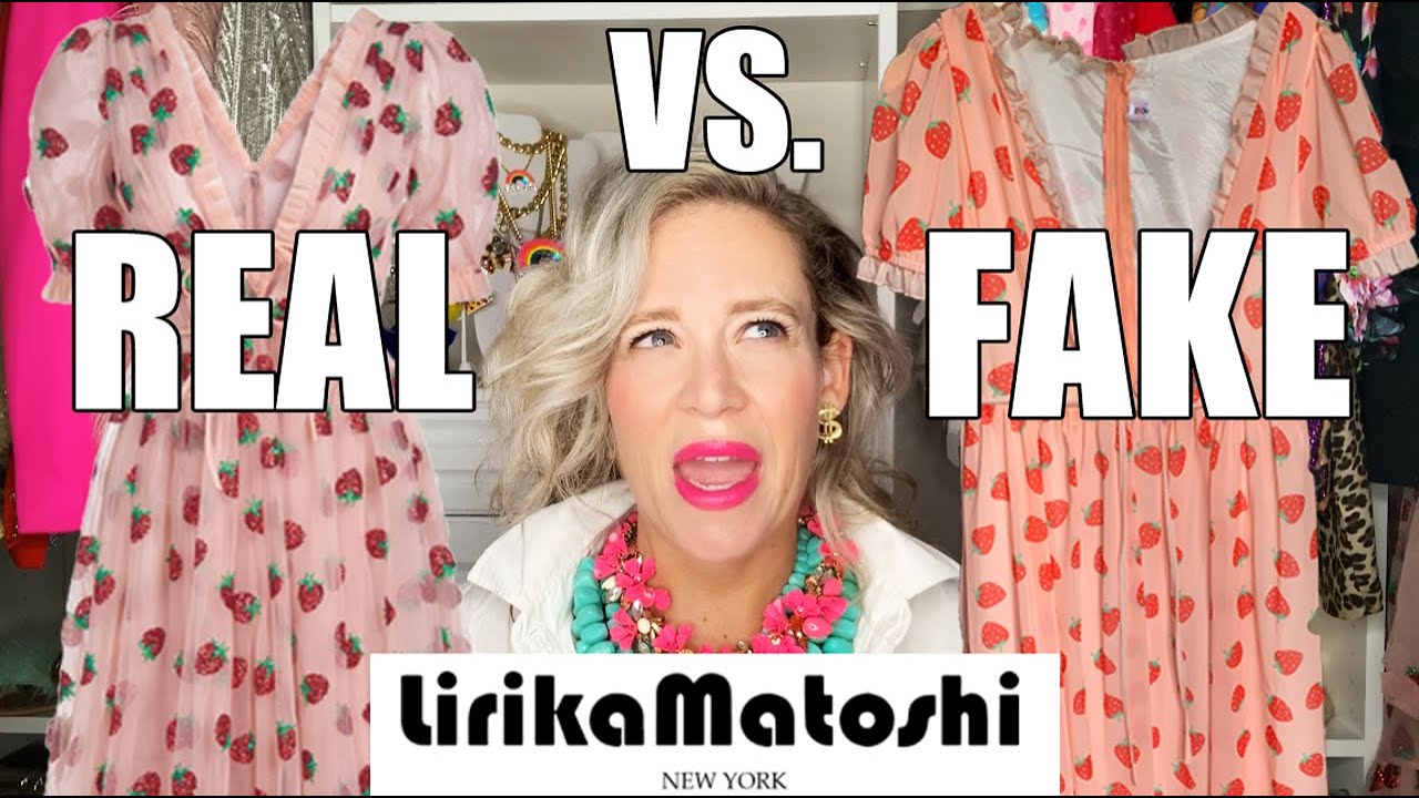 LIRIKA MATOSHI STRAWBERRY DRESS REAL VS. FAKE TRY ON!!!