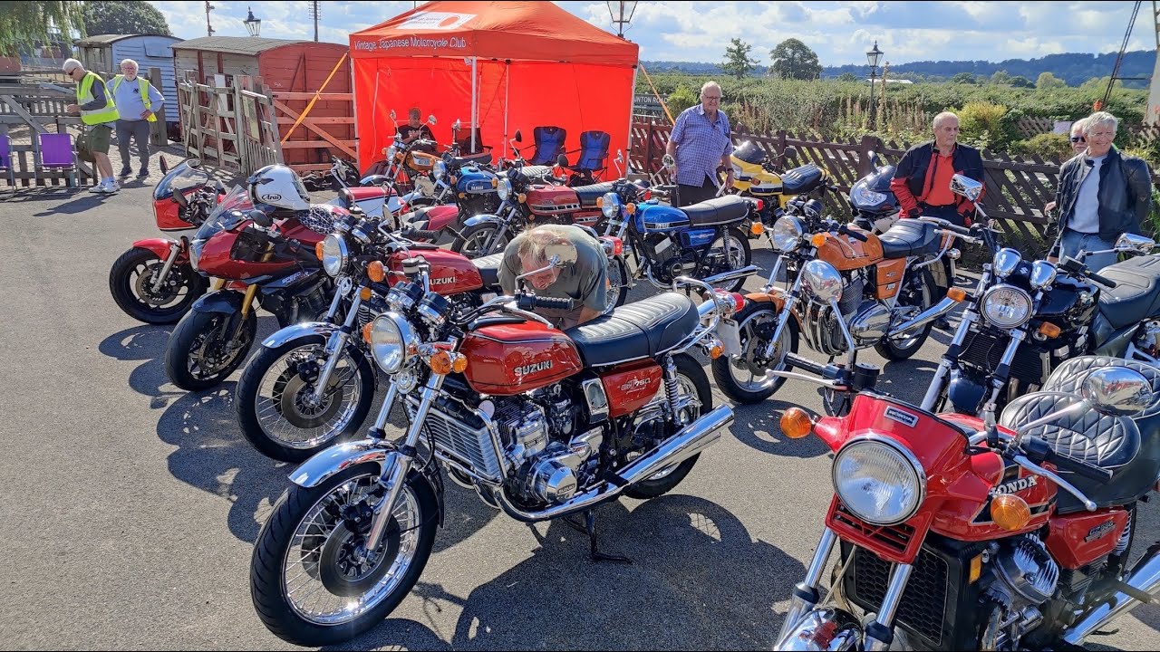 Quainton railway museum on my Suzuki GT750