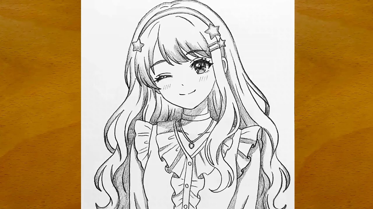 How to Draw Beautiful Anime Girl | Step by Step Drawing Tutorial