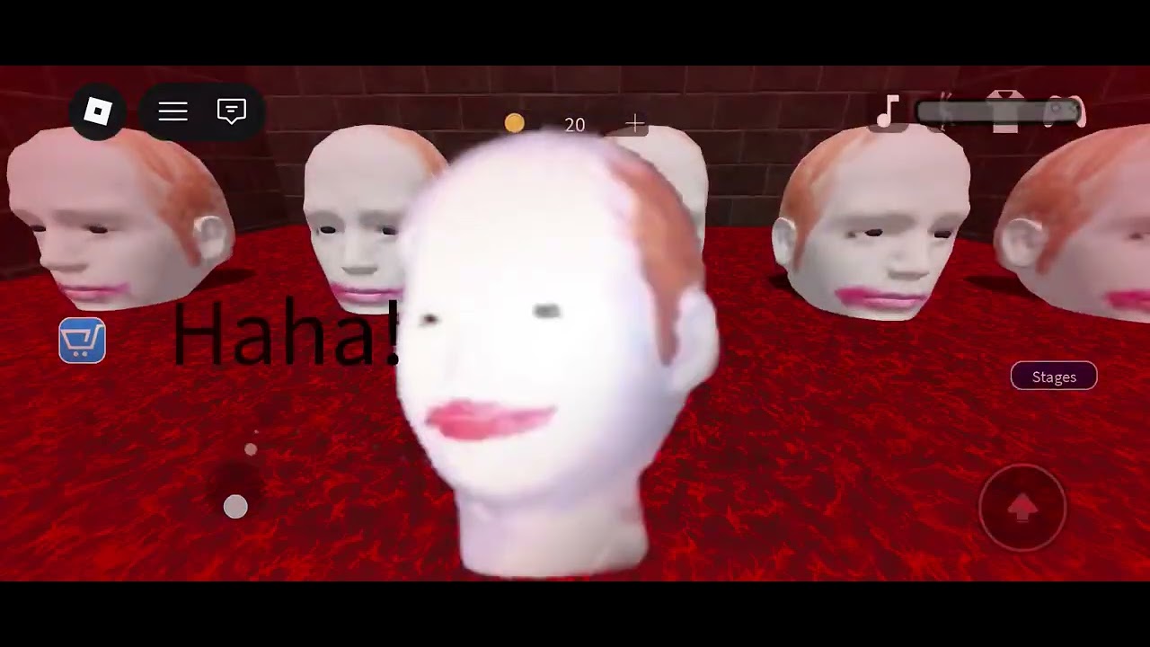 I played Roblox # escape big heads