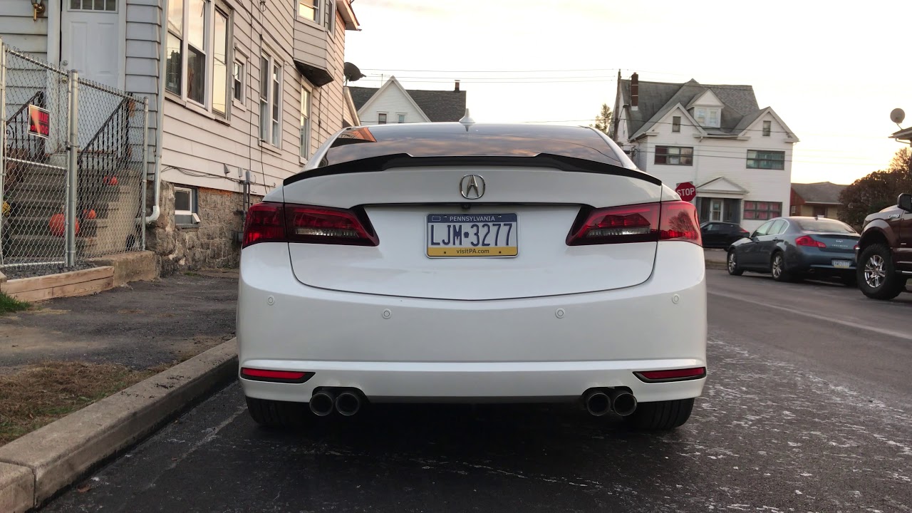 2017 tlx muffler & resonator delete