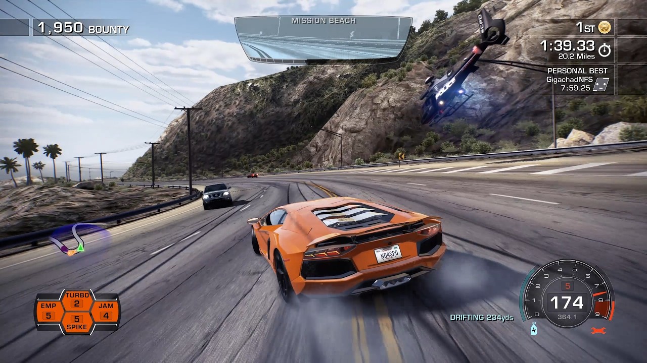 Lamborghini Aventador LP700-4 in a V12 Hot Pursuit Showdown