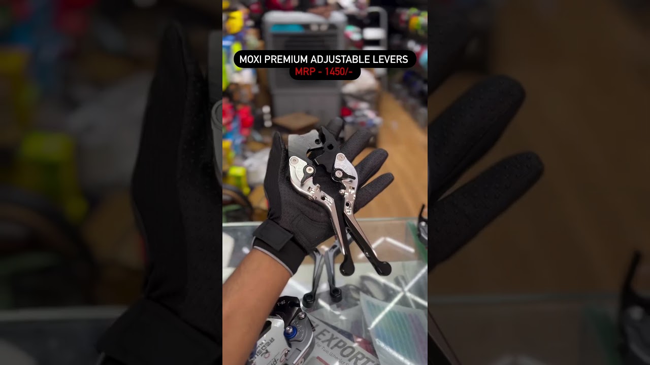 &mdash;&mdash;MOXI PREMIUM ADJUSTABLE CLUTCH & BRAKE LEVERS  for all running bikes #levers