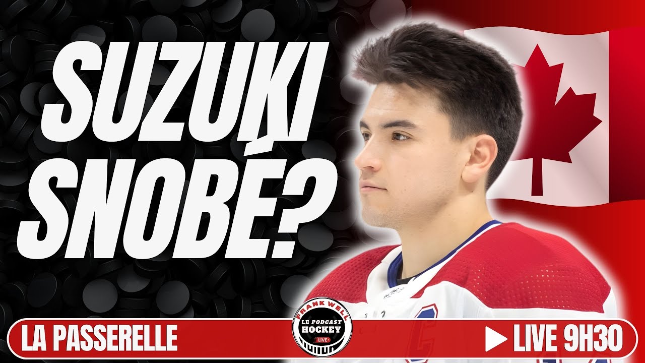 Pas de jeux Olympiques pour Suzuki et Montembeault?