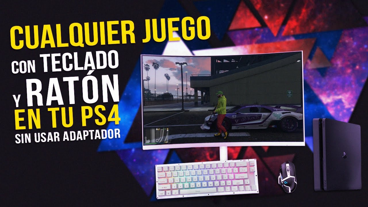 TE ENSEÑO CÓMO JUGAR con TECLADO y RATÓN en PS4 SIN USAR ADAPTADOR