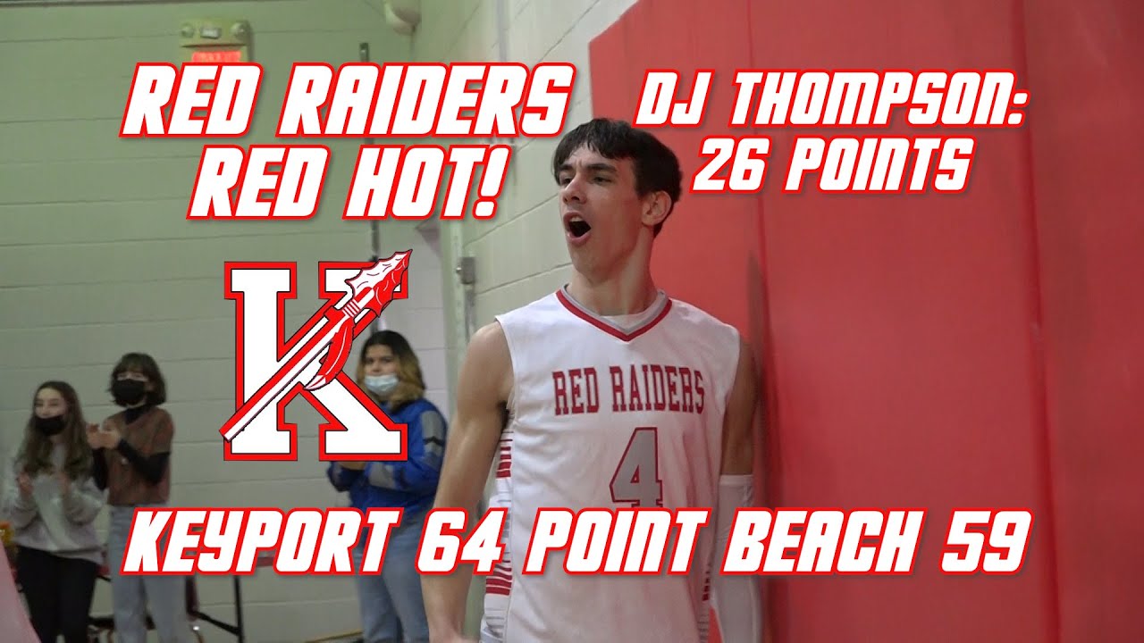 Keyport 64 Point Beach 59 | Boys Basketball Highlights | DJ Thompson 26 points