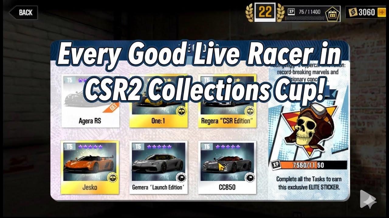 CSR2 | CSR Racing 2, Every good live racer from Collections!