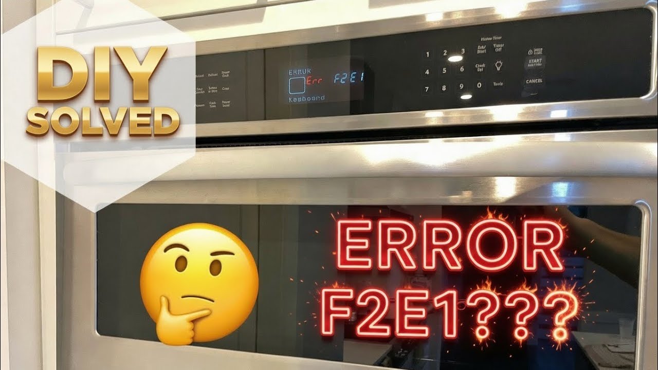 Ошибка KitchenAid F2E1: ремонт своими руками