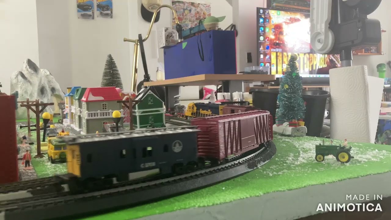 A train run with Wednesday box car build