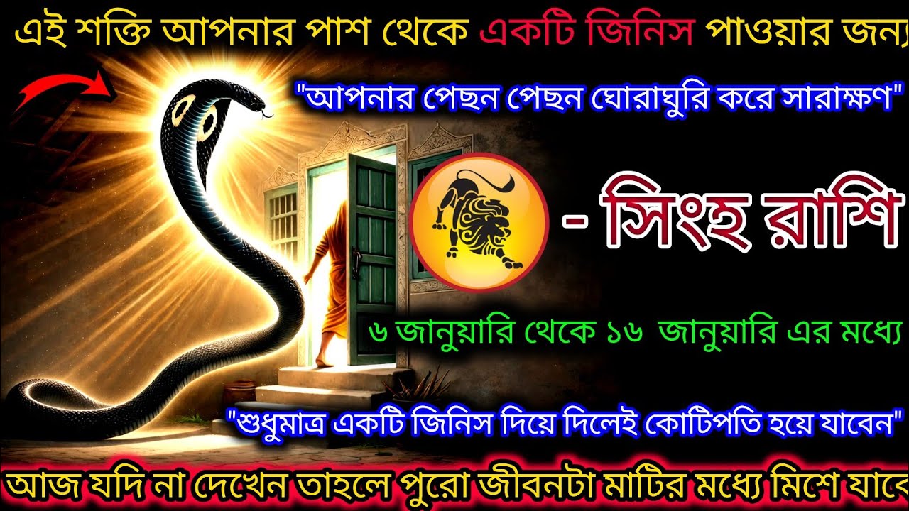 সিংহ রাশি এই শক্তি আপনার পাশ থেকে একটি জিনিস চায়,এই জন্যে পেছনে ঘোরাঘুরি করে,Singh Rashi,Leo 🦁